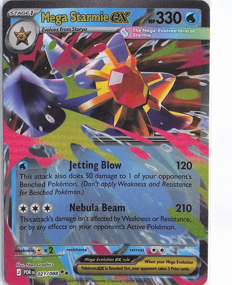Mega Starmie ex 021/088