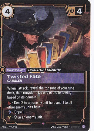 Twisted Fate, Gambler 200/298