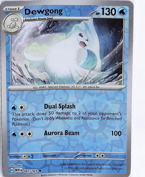 Dewgong 087/165 (RH)