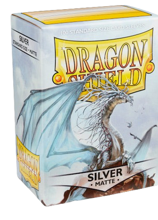 Dragon Shield - Matte Silver Sleeves (100)