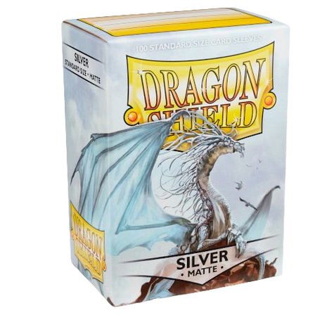 Dragon Shield - Matte Silver Sleeves (100)