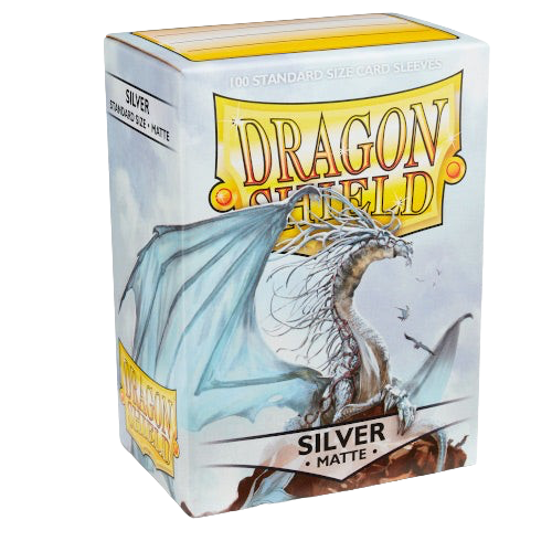 Dragon Shield - Matte Silver Sleeves (100)