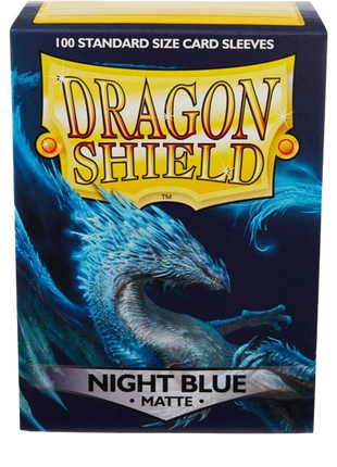 Dragon Shield - Matte Night Blue Sleeves (100)