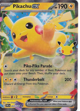 Pikachu ex 053/128