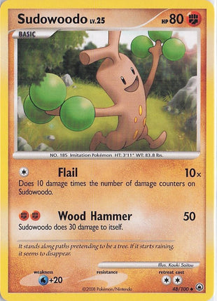 Sudowoodo LV.25 48/100