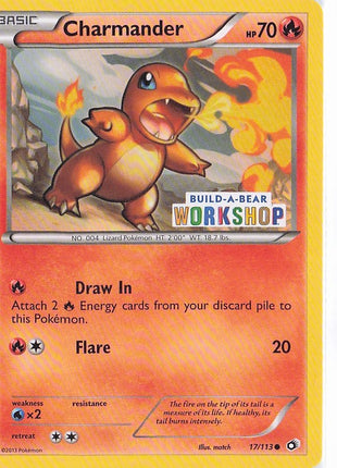 Charmander 17/113 (Build a Bear)
