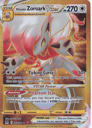 Hisuian Zoroark VSTAR 213/196