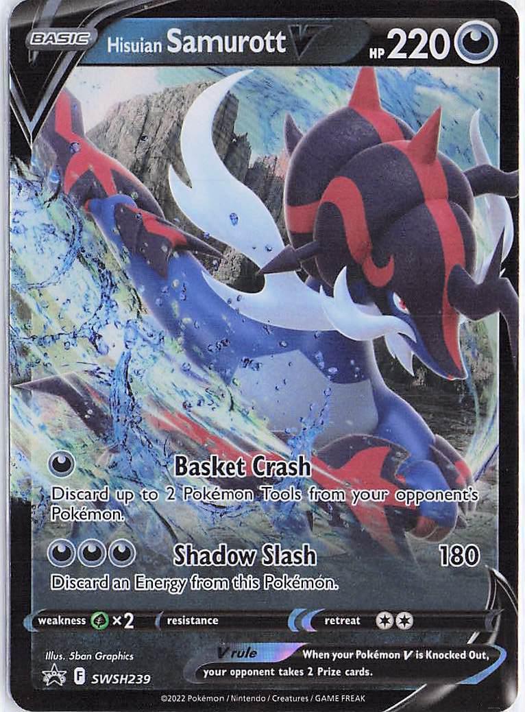 Hisuian Samurott V SWSH239
