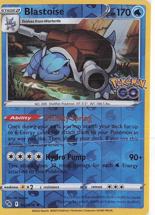 Blastoise 017/078 (RH)