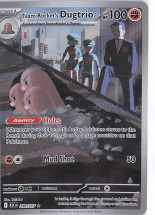 Team Rocket’s Dugtrio 239/217