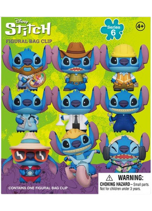 Disney Stitch - Series 6: 3D Character Bag Clip Blind Bag