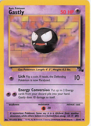 Gastly 33/62