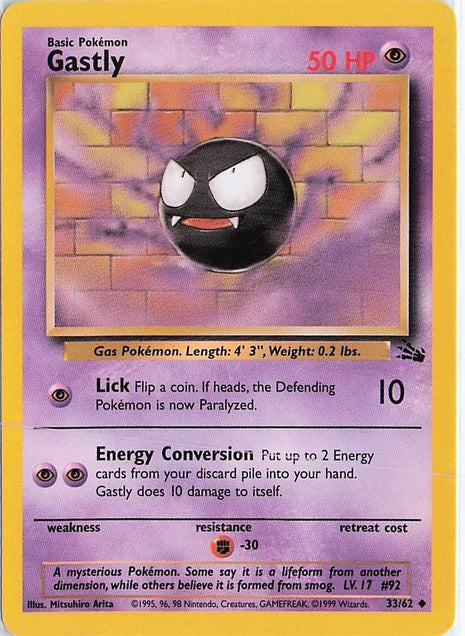 Gastly 33/62