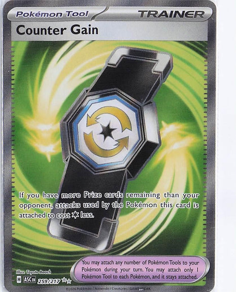 Counter Gain 259/217