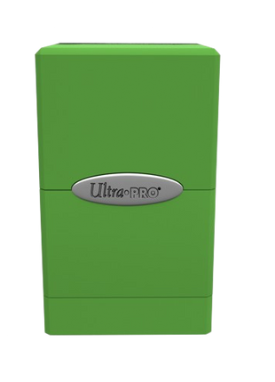 Ultra Pro - Lime Green Satin Tower Deck Box