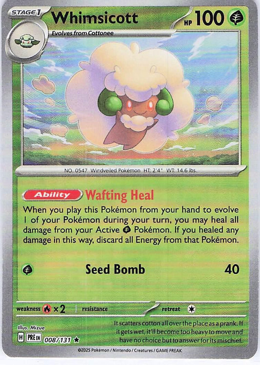 Whimsicott 008/131 (Pokeball Holo)