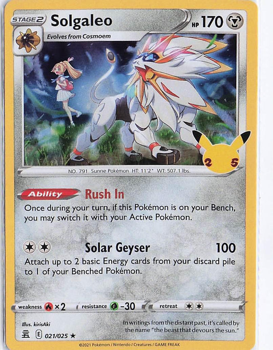 Solgaleo 021/025 (H)