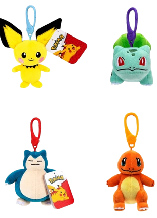 Pokemon - 3.5" Plush Bag Clip