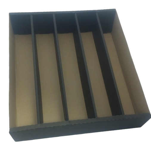 Cardboard Storage Box - 5000 Cards: Black