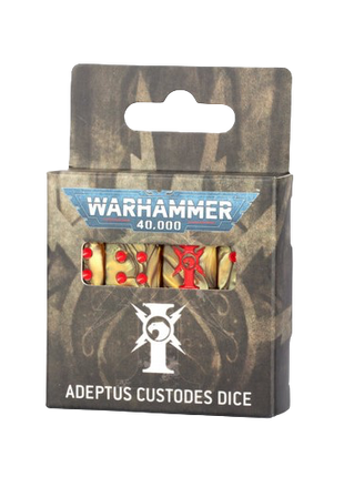 Warhammer: 40k - Adeptus Custodies Dice