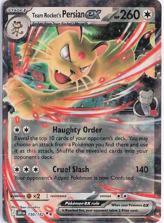 Team Rocket's Persian ex 150/182