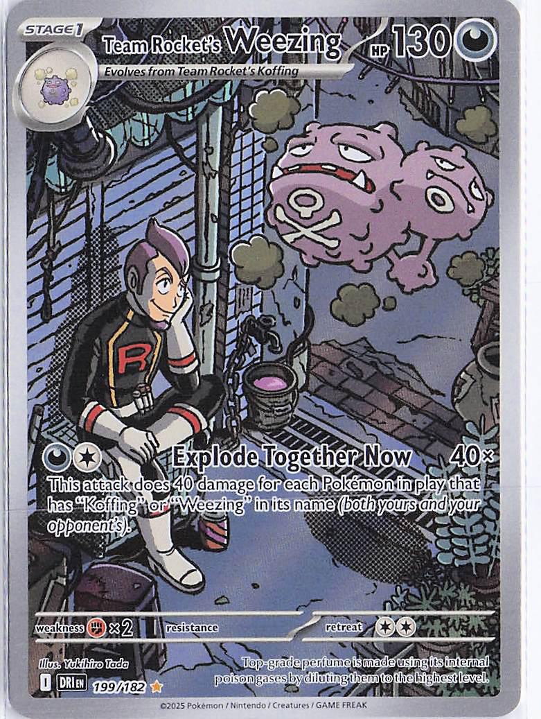 Team Rocket's Weezing 199/182