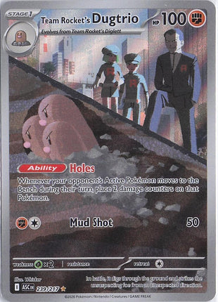 Team Rocket's Dugtrio 239/217