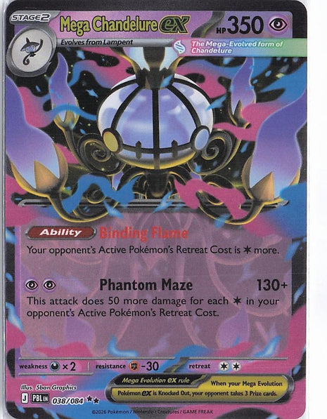 Mega Chandelure ex 038/084