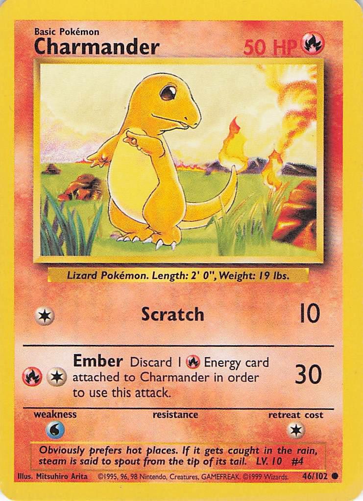 Charmander 46/102