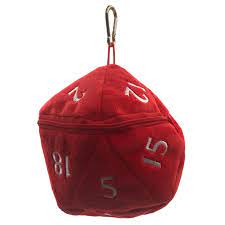 Ultra Pro - D20 Plush Dice Bag - Red