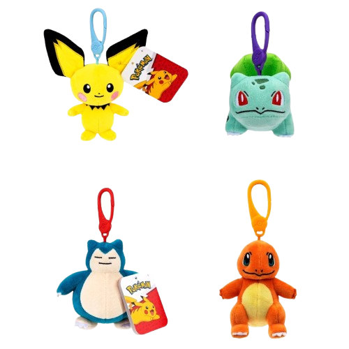 Pokemon - 3.5" Plush Bag Clip