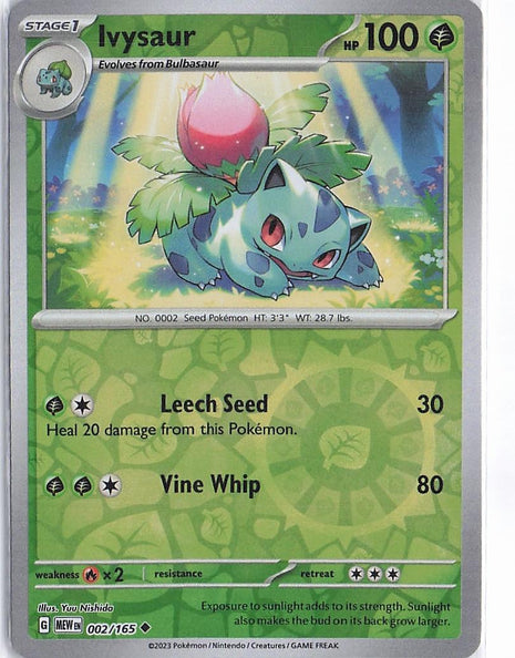 Ivysaur 002/165 (RH)