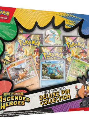 Pokemon - Ascended Heroes First Partners Deluxe Pin Collection