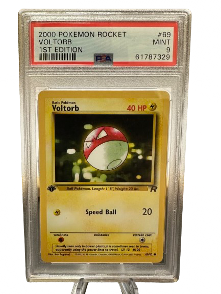 Voltorb 69/82 1st Edition PSA 9