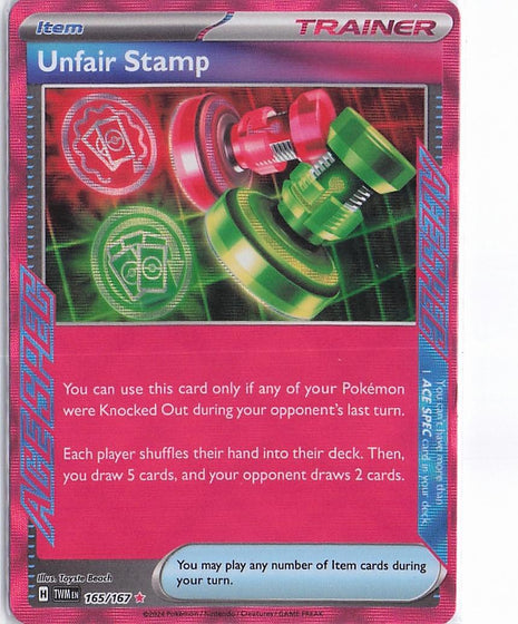 Unfair Stamp 165/167