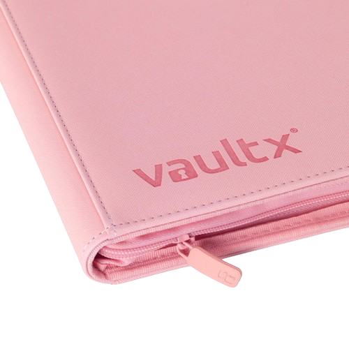 Vault X - Pink 12 Pocket Zip Binder
