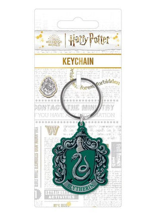 Harry Potter - Colourful Crest Slytherin Metal Keychain
