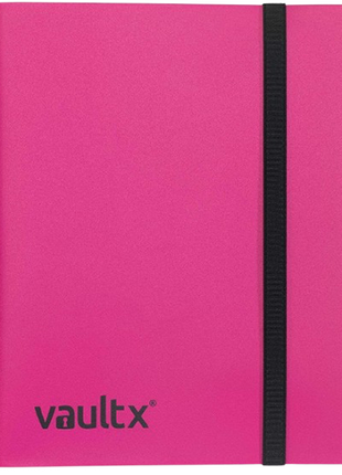 Vault X - Pink 9 Pocket Strap Binder