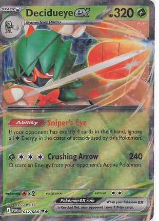 Decidueye ex 012/088