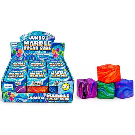 Jumbo Marble Sugar Cube Squishy