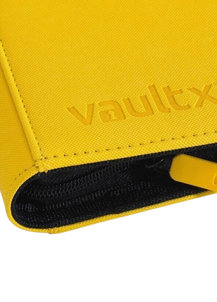 Vault X - Yellow 4 Pocket Zip Binder