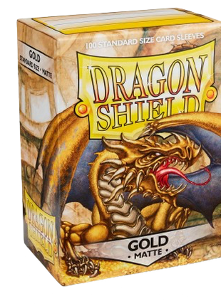 Dragon Shield - Matte Gold Sleeves (100)