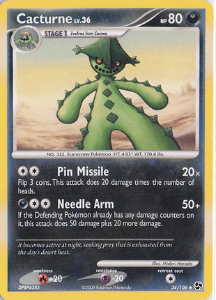 Cacturne LV.36 34/106