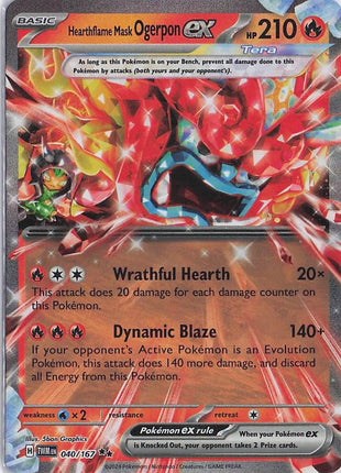 Hearthflame Mask Ogerpon ex 040/167