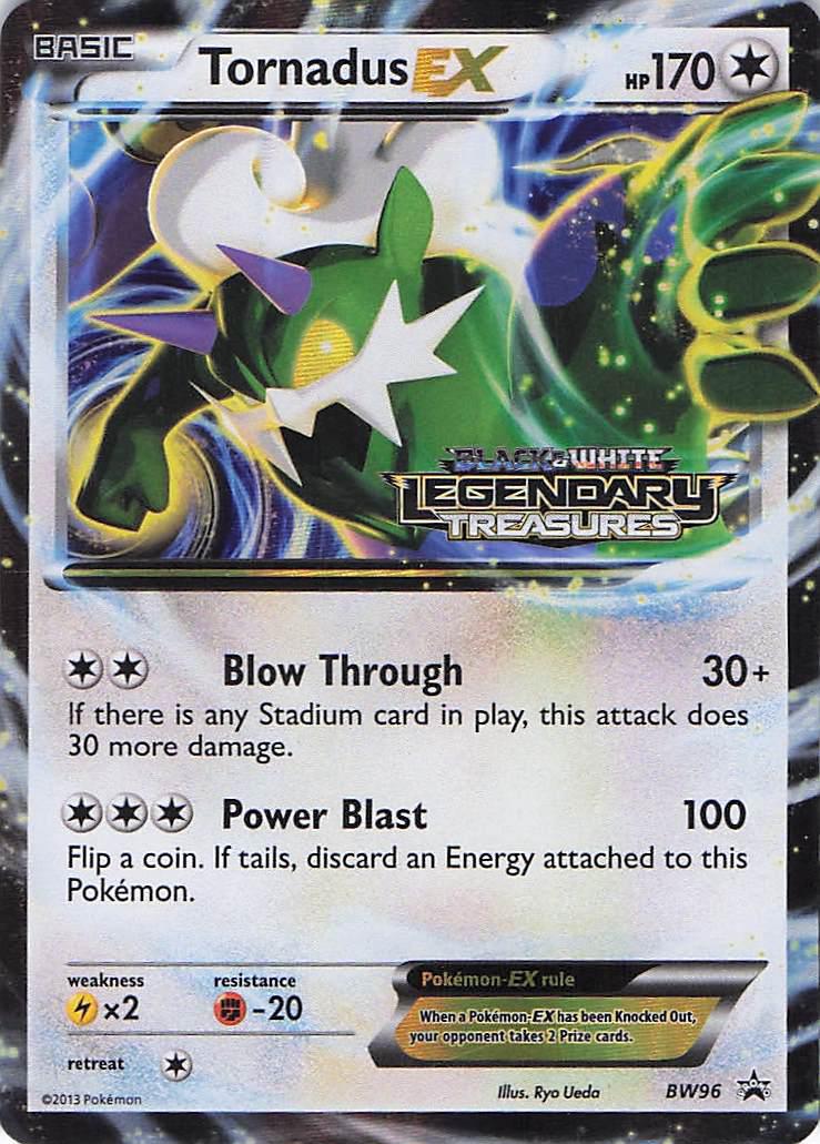 Tornadus EX BW96 Stamped