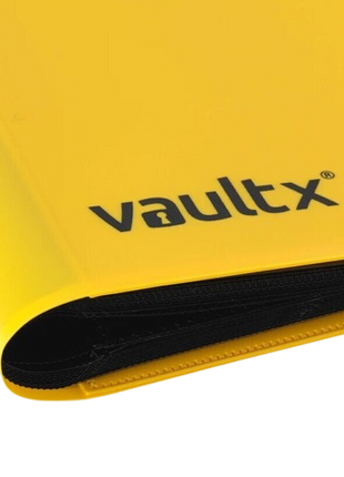 Vault X - Yellow 9 Pocket Strap Binder