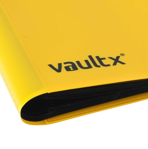 Vault X - Yellow 9 Pocket Strap Binder