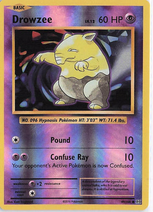 Drowzee LV.12 49/108 (RH)