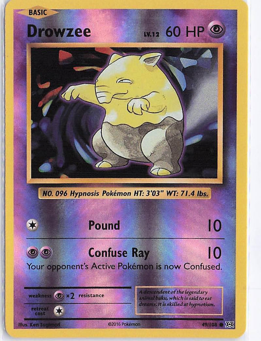 Drowzee LV.12 49/108 (RH)