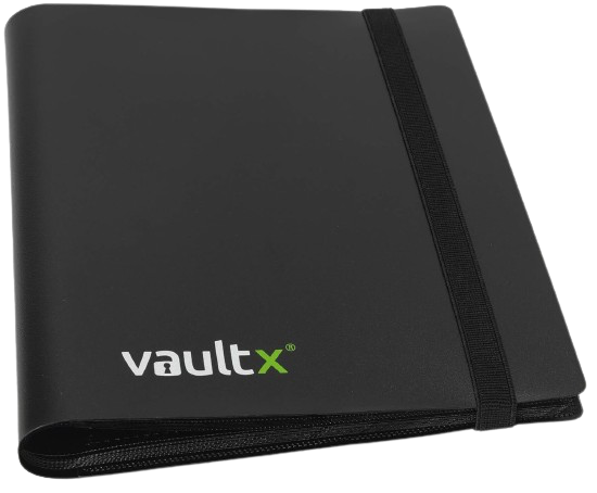 Vault X - Black 4 Pocket Strap Binder